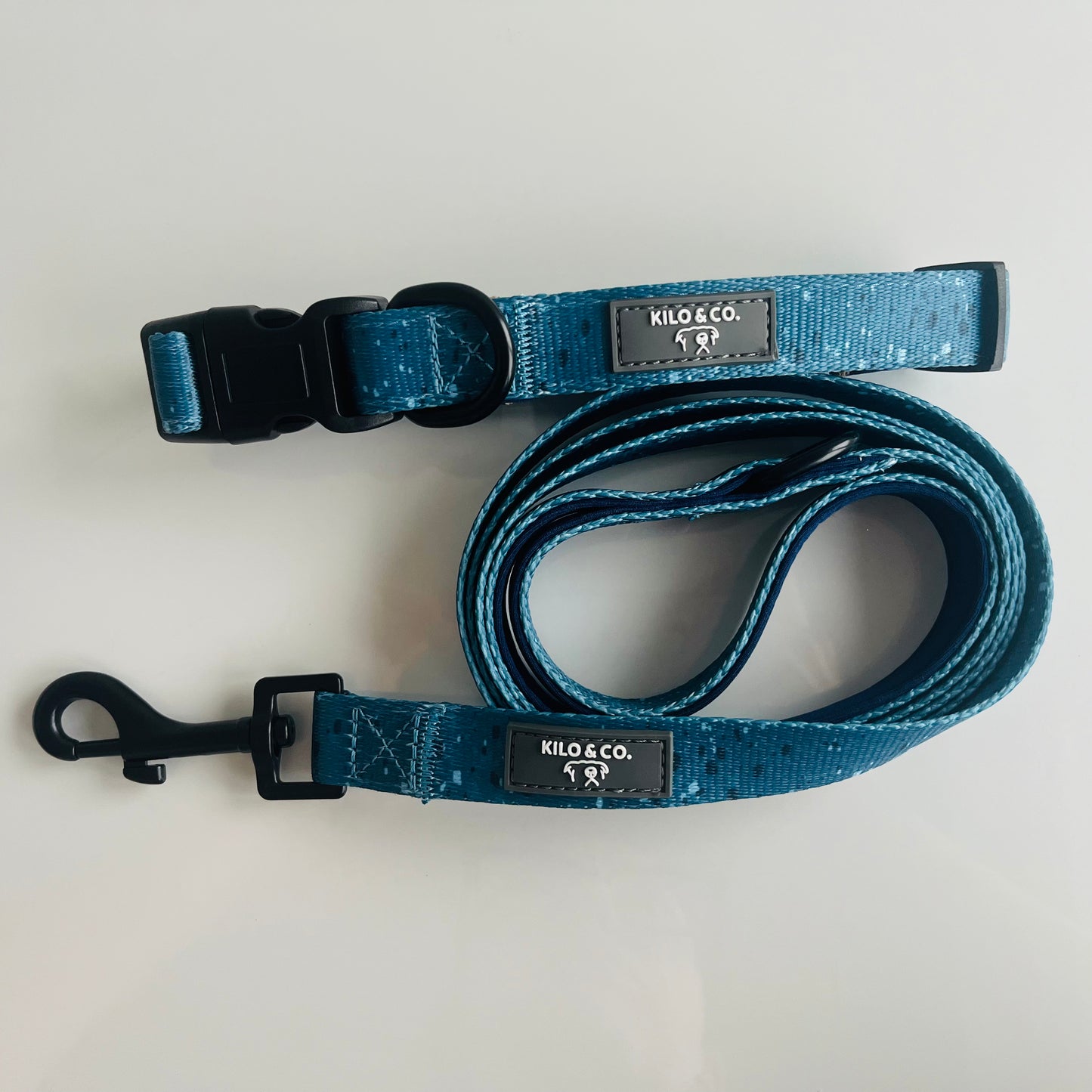Dog Collar and Lead Set - Speckled Egg