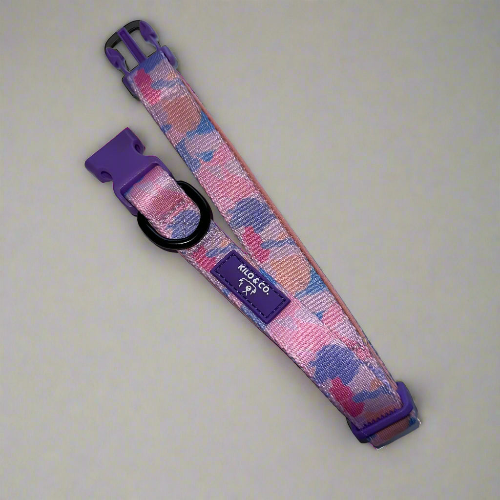 Dog Collar and Lead Set - Purely Pastels