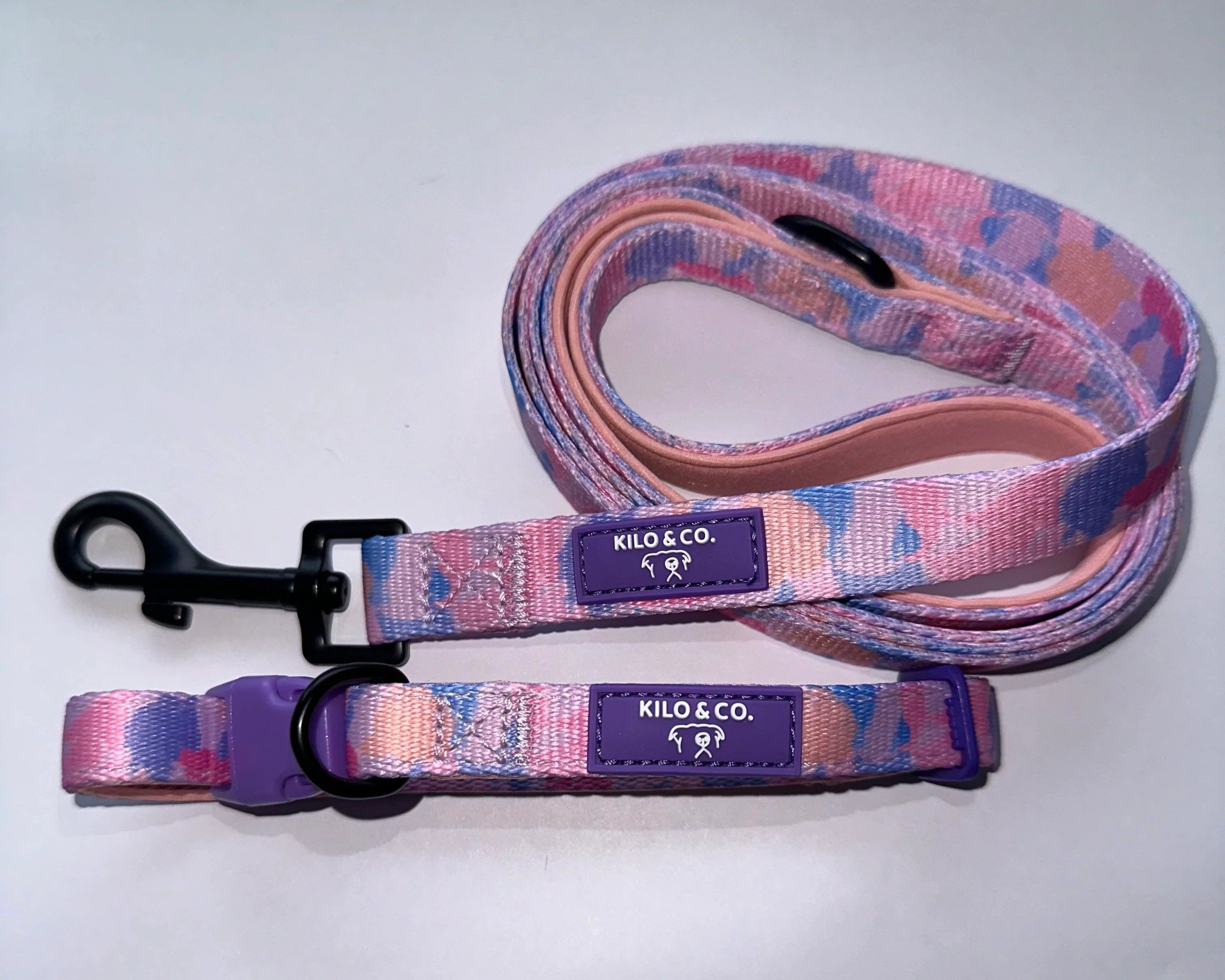 Adjustable Harness, Collar and Lead Set - Purely Pastels