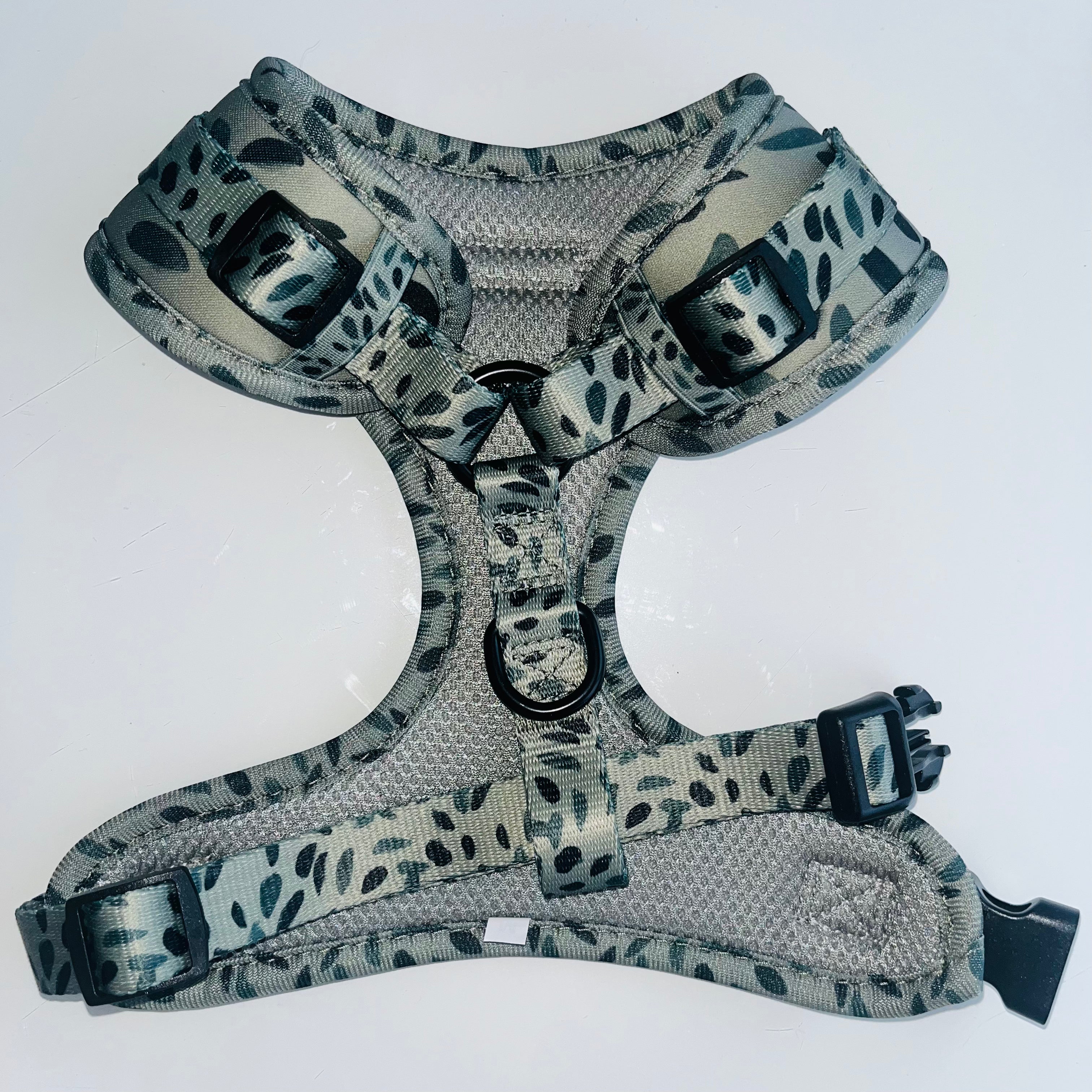 Adjustable Dog Harness - Olive Tree