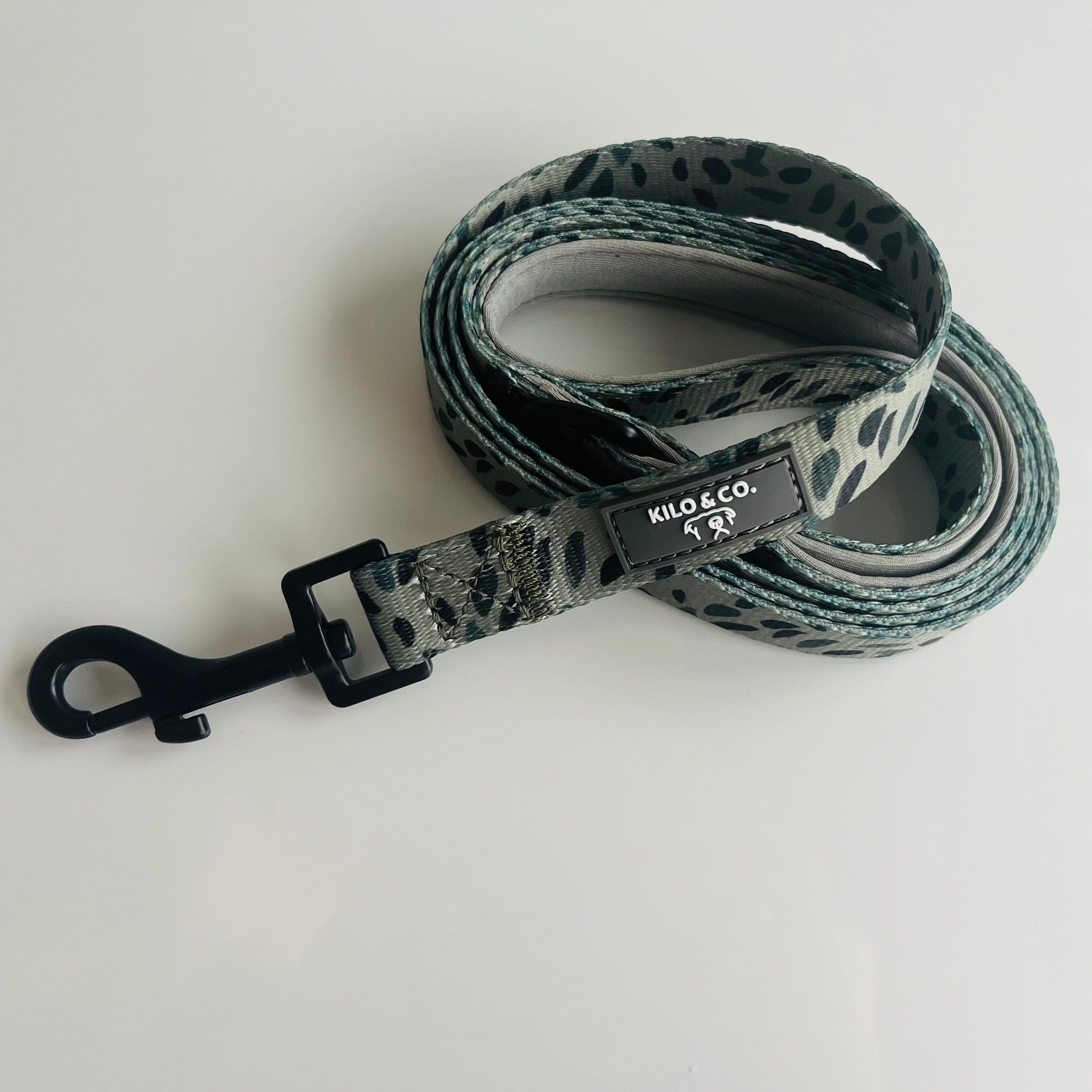 Dog Collar and Lead Set - Olive Tree